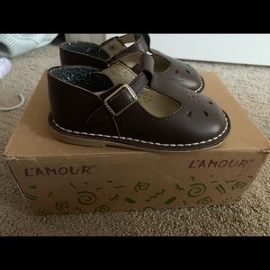 L’Amour brown Mary Janes 8